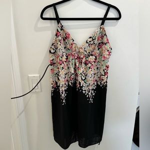 Oscar del la renta pink label falling blooms dress